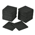 thumbnail image 1 of Almohadillas para muebles Uxcell, 24 piezas de almohadillas de fieltro autoadhesivas cuadradas, protectores de suelo para patas de muebles y sillas 2.4" Negro, 1 of 5