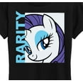 thumbnail image 3 of My Little Pony - Character Block Rarity - Women's Short Sleeve Graphic T-Shirt, 3 of 5