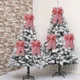 thumbnail image 4 of Lazos navideños, colgantes decorativos para árbol de Navidad, lazos de tela de lino, adornos colgantes, decoración navideña, feliz año nuevo 2025, 4 of 5