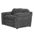 thumbnail image 3 of Sala 3-2 TRINITY Aston 2 piezas ( Sofá, Love Seat ) Gris Carbón Para Sala, 3 of 12