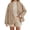 White, variant on Jacket for Women Short Double Trench Collar Casual Outerwear Lightweight Fall Fashion Top Button Front Coat Womens Winter Coat Brown S