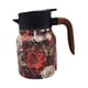 thumbnail image 3 of Jarra con aislamiento al vacío para agua caliente, tetera vintage con diseño floral para dormitorio rojo, 3 of 9