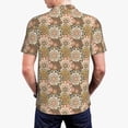 thumbnail image 4 of Daiia Mandala Pattern Men’s Polo Shirts,Solid Deck Shirt,Classic Fit, Breathable Cotton Polo for Casual and Sport Wear-X-Large, 4 of 9