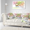 thumbnail image 3 of Designart Deer with Beautiful Horn - Abstract Throw Pillow - 12x20, 3 of 5