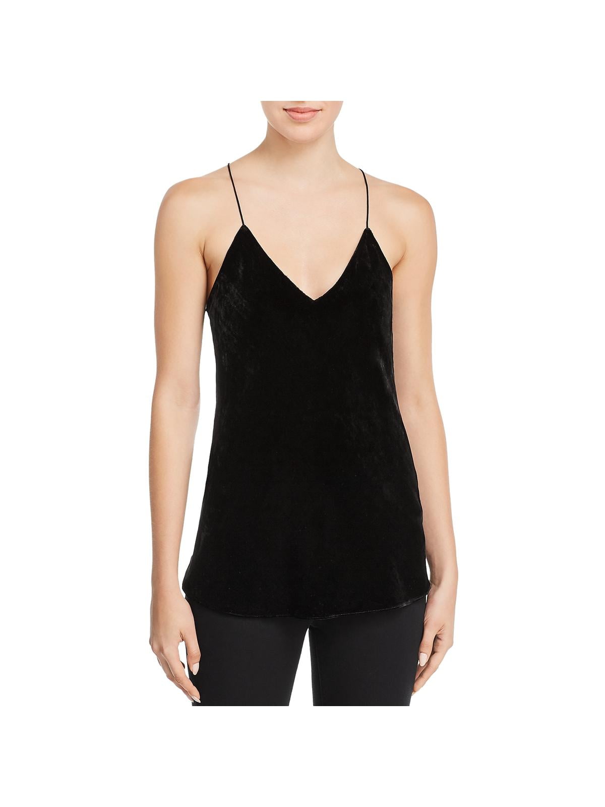 Theory Theory Womens Silk Blend Velvet Tank Top