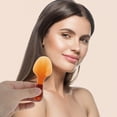 thumbnail image 2 of Unique Bargains 1 Pc Gua Sha Facial Massage Beauty Tool Spoon-shaped Skincare and Massaging Tool Coffee Color, 2 of 5