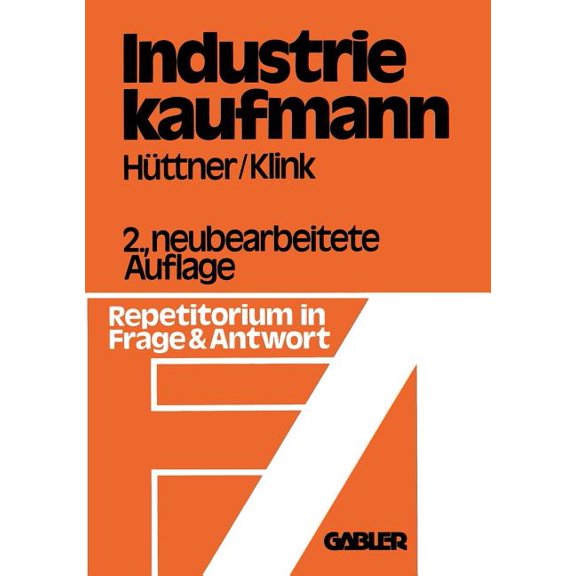 Industriekaufmann: Repetitorium in Frage Und Antwort, (Paperback)
