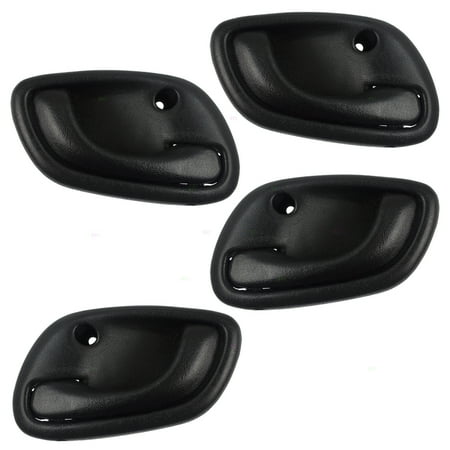 - 4 Piece Set Front & Rear Inside Door Handles Replacement for Chevrolet Tracker Suzuki Esteem Grand Vitara 30024125 83110-76G00-T01