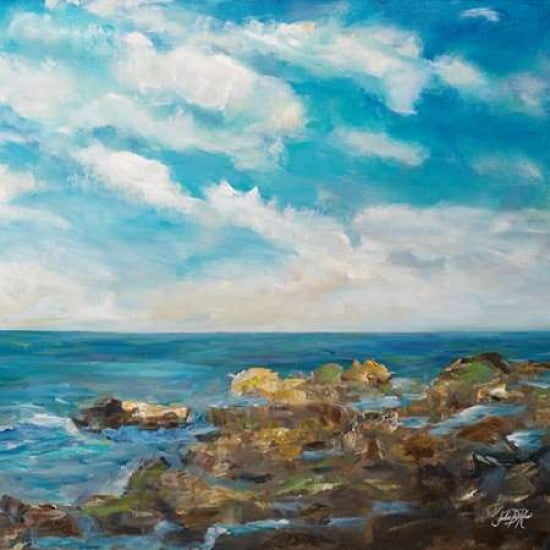 Into the Horizon Square I Canvas Art - Julie DeRice(24X24)