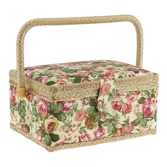 Organizador de cesta de Storgae de costura de te Baoblaze 9.6 x 7.1 x 5.3 pulgadas