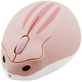 thumbnail image 1 of Cute Animal Wireless Mouse Cartoon Hamster Shape Mini Travel Mouse 1200DPI Novelty Portable Optical Unique Small Cordless Mice with USB Receiver for Computer Laptop PC for Kids, 1 of 6