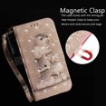 thumbnail image 5 of Case for Google Pixel 6 5G Cover Magnetic 3D Pattern Wallet Flip Case With Strap - Squirrel, 5 of 5