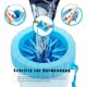 thumbnail image 4 of Cepillo de limpieza de silicona para mascotas (tamaño pequeño azul), limpiador de patas de perro, limpiador portátil de patas de mascota, más adecuado para limpiar garras. Anillo de cojín para patas, 4 of 5