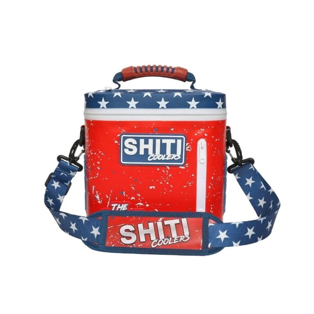 Cooler SHITI The Patriot 6 latas impermeables 24 horas con aislamiento