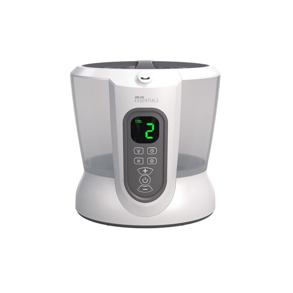 AIRCARE DU519DWHT Cool Mist Ultrasonic Humidifier Duet 1.2 gal 700 sq ft Digital White
