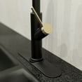 thumbnail image 2 of Belanger Single Handle Pull-Down Kitchen Faucet, Matte Black and Gold, 2 of 15