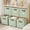 Mint Green, variant on EASHZMFYTBF Foldable Cube Storage Bin,Dlothes Orgainzer Labeled Storage Cub,Toy Storage Box Shelves Baskeis - Mint Green-Cube 11" / 6pcs