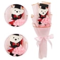 thumbnail image 3 of KAKOWELY Adorable ramo de oso de graduación, regalo para fiesta de graduación, ramo de muñeca de oso floral, regalo, 3 of 5