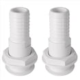 thumbnail image 1 of 2X Conector de Montaje A Través del Casco de Marino para Manguera de 5/8, 3/4, 1 Pulgada, Accesorios de Plomería para Bomba de Achique de Drenaje de ,, 1 of 7