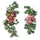 thumbnail image 3 of Arco de boda artificial con flores, arreglo floral, vegetación, guirnaldas florales para Rosa, 3 of 9