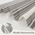 thumbnail image 4 of DriftAway Farmhouse Vertical Striped Linen Blend Textured Light Filtering Semi Sheer Curtains for Living Room Bedroom 96 Inches Long Drapes 2 Panels Broad Striped Gray, 4 of 6