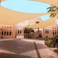 thumbnail image 2 of Yescom 2 Pack 18x18 Ft 97% UV Block Square Sun Shade Sail HDPE Canopy Patio Park Garden, 2 of 12