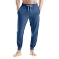 thumbnail image 2 of Domuza Men's Pajamas Pants Stretch Drawstring Cotton Soft Casual Jogger Sleep Pants Lightweight Loose Comfortable Loungewear with Pockets L, 2 of 8