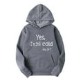 thumbnail image 1 of Sudadera con capucha para hombre, informal, con estampado, de manga larga, tipo blusa, 1 of 6