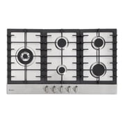 Rangaire RCG341S 34" Gas Cooktop - Stainless Steel, Sealed Burners, Cast Iron Grates, Die Cast Metal Burner Controls