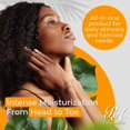 thumbnail image 4 of Manteca de karité batida con eucalipto de Ra Cosmetics - 177 ml | Manteca de karité africana 100 % pura y natural para hombres y mujeres: la mejor crema hidratante artesanal con vitaminas esenciales p, 4 of 5