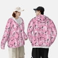 thumbnail image 4 of Fotbe Cartoon Poodle Dog Chaqueta con Protección Solar UPF 50+ para Hombre y Mujer, Camisa con Capucha y Bolsillos-Large, 4 of 7