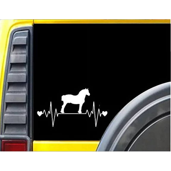 EZ-Stik Draft Horse Lifeline J357 8.5 inch Wide Sticker Decal