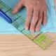 thumbnail image 1 of Cuadros Decorativos Regla de doble color Pies de patchwork Sastre Yardstick Quilting DIY Herramienta de costura Tmvgtek embutido en tela, 1 of 3