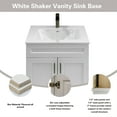 thumbnail image 5 of White Shaker Sink Base Bathroom Vanity Ready-to-Assemble Cabinet 30" Width, 5 of 8