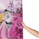 thumbnail image 3 of Cortina de ducha de la Bella Durmiente, diseño de dibujos animados, con 12 ganchos, impermeable, lavable, de poliéster, para decoración del baño, 60 x 72 pulgadas, de hierro, 3 of 8