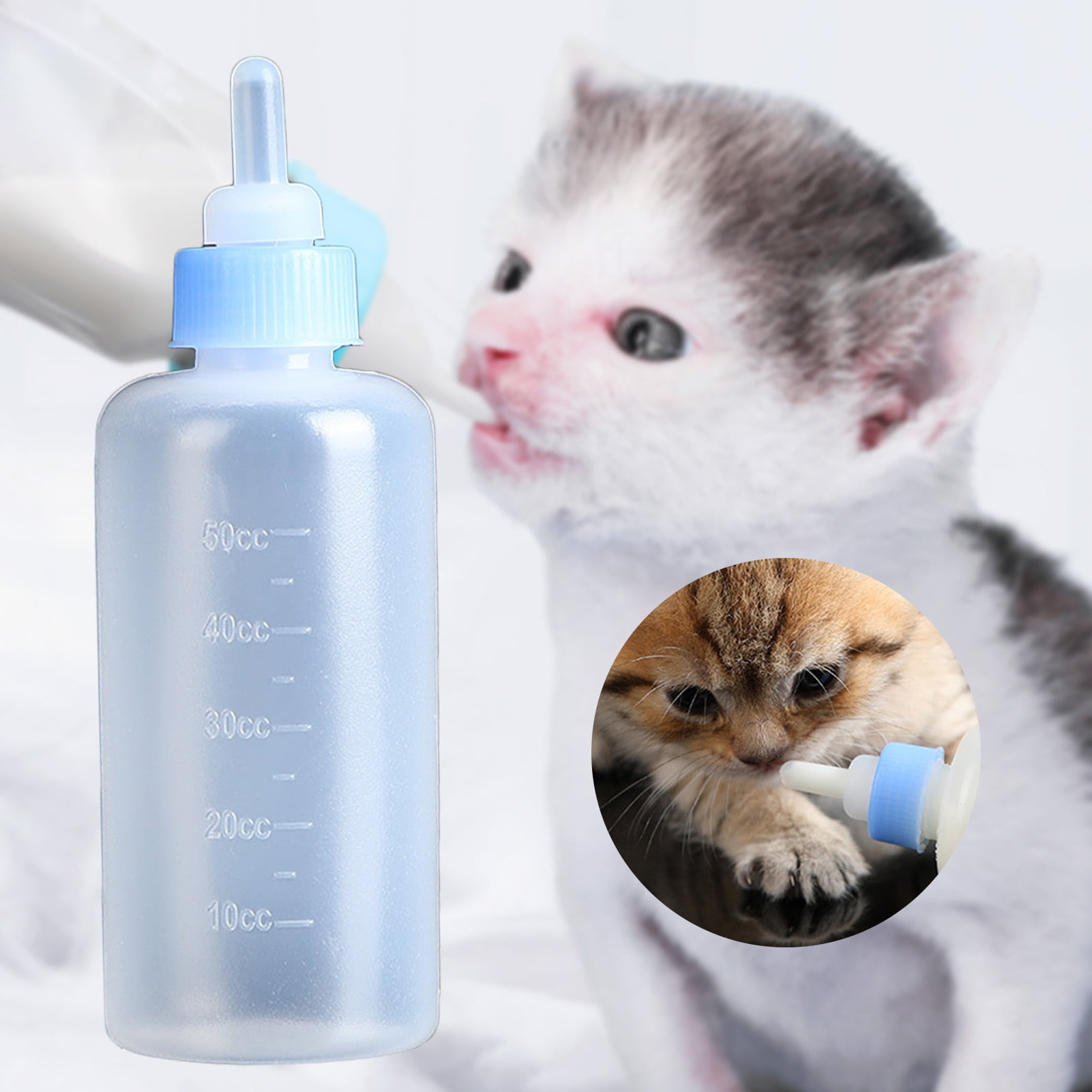 ruhuadgb Multiuse Puppy Nipple Bottle Smooth Edge for Small Dogs