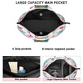 thumbnail image 3 of Colorful Dog Paw Footprint Travel Tote Bags for Women Carry On,Large Weekender Bags for Women Travel,Multi Functional Duffle Bag for Work,Shopping,Sports, 3 of 5