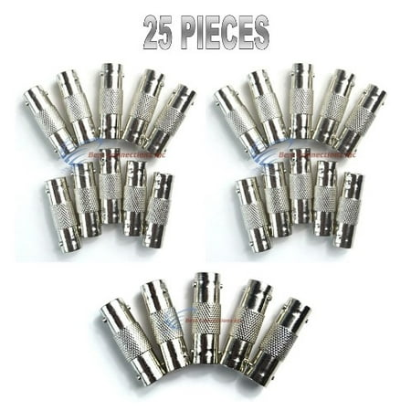 25 PIECES BNC Double Female to Female Adapter Connector Coupler NF-19