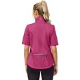 thumbnail image 7 of Little Donkey Andy Women's Short Sleeve Jacket Windproof Lightweight Vest for Golf Hiking Running Rose M, 7 of 7