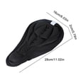 thumbnail image 4 of Thick Breathable Bicycle Seat Cushion Cover 3D Ergonomic Design for Enhanced Riding Comfort, 4 of 7