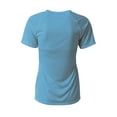 thumbnail image 2 of A4 NW3393 Womens SureColor Short Sleeve Cationic Tee - Lt Blue - M, 2 of 2
