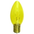thumbnail image 4 of 7 Watt C9 Transparent Outdoor Patio Party Christmas Novelty Replacement Bulbs, 25 Pack (Yellow), 4 of 4