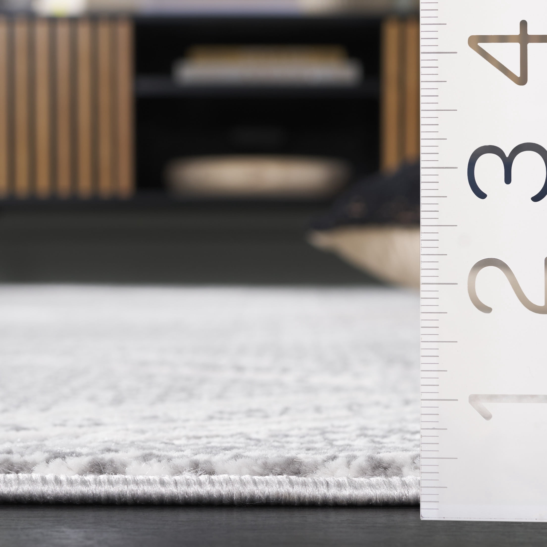 SAFAVIEH Hanna Grover Geometric Area Rug, Grey/Ivory, 8' x 10'