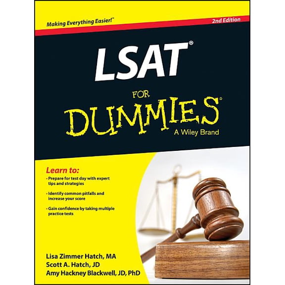 LSAT For Dummies, 9781118678053, Paperback, 2