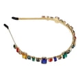 thumbnail image 5 of Unique Bargains Fashion Rhinestone Thin Head Bands Multicolor, 5 of 7
