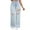 A006_White, variant on Women's Ripped Retro Jeans Fashion High Waisted Straight Leg Pants Distressed Trousers