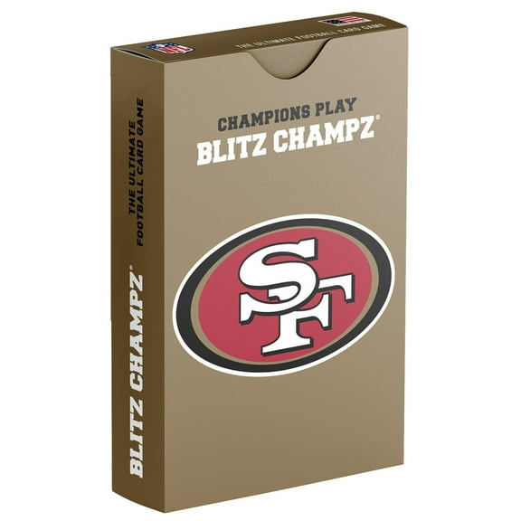 Blitz Champz San Francisco 49ers Card Game, Family Game for Adults & Kids, Easy-To-Learn Party Game