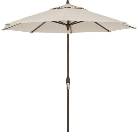 Lift Outdoor Furniture 9 Ft. Octagonal Aluminum Auto Tilt Patio Umbrella W/ Crank Lift By Lakeview Outdoor Designs ()