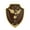 Gold, variant on Shield Archangel Michael - Natural Wood - Christian Wall Art Decoration - Amulets - Religious Gifts
