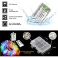 thumbnail image 5 of LED Rope Lights Outdoor Battery Operated Rope Lights Waterproof with Timer&Remote 39 Feet 100 LED 8 Modes Twinkle Neon Rope Lights Decoration for Christmas Halloween Bedroom Party Garden Multicolor, 5 of 13